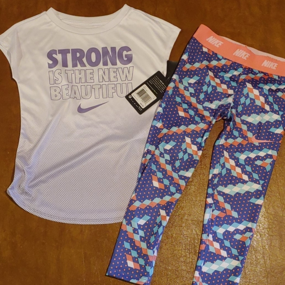 NWT Nike Dry Fit outfit Size 4-5